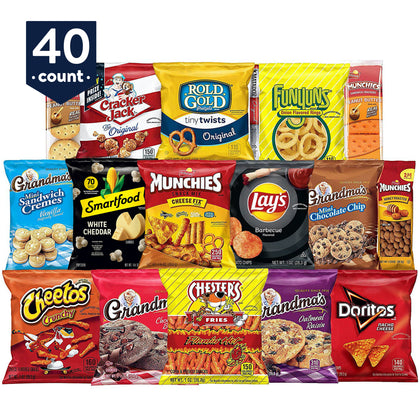Wholesale price for Frito-Lay Ultimate Snack Care Package, 40 Count (Assortment May Vary) ZJ Sons Frito-Lay 