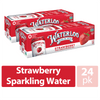 Wholesale price for Waterloo Sparkling Water, Strawberry, 12 fl oz, 24 Pack Cans ZJ Sons Waterloo Sparkling Water 