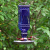 Perky-Pet 8117-2 Cobalt Blue Antique Bottle Hummingbird Feeder, 16 Oz