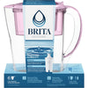 Brita Small 6 Cup Space Saver Water Filter Pitcher with 1 Standard Filter, Space Saver, Lilac , Purple