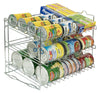 Sorbus Can Organizer Rack, 3-Tier Stackable Can Tracker & Pantry Cabinet Organizer Holds up to 36 Cans, Great Storage for Canned Foods, Drinks, and more in Kitchen, Cupboard, Pantry