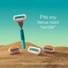 Wholesale price for Venus Miami Sunrise Deluxe Smooth Sensitive, Women's Razor Refills, 4 ct ZJ Sons Venus 