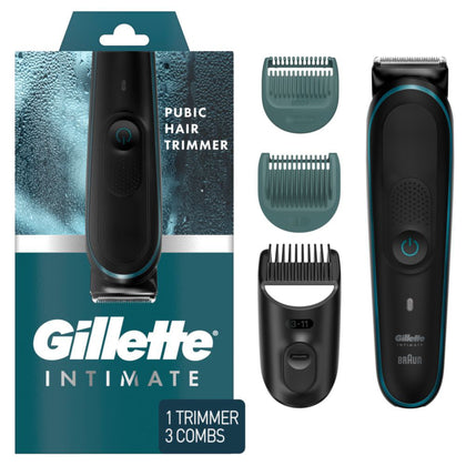 Wholesale price for Gillette Intimate Pubic Hair Trimmer for Men, Waterproof Body Groomer, Black ZJ Sons Gillette 