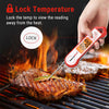 ThermoPro TP19HW Waterproof Digital Meat Thermometer, Food Candy Cooking Grill Kitchen Thermometer with Magnet and LED Display for Oil Deep Fry Smoker BBQ Thermometer