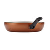 Farberware 12-Inch Performance Nonstick Deep Frying Pan/Fry Pan, Copper