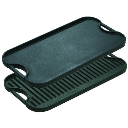 Lodge Cast Iron Seasoned ProGrid Reversible Grill/Griddle