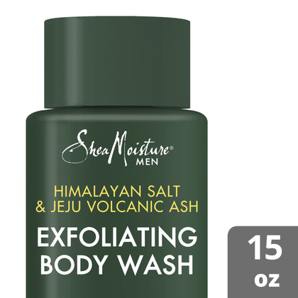 SheaMoisture Men's Body Wash Himalayan Salt & Volcanic Ash, 15 fl oz