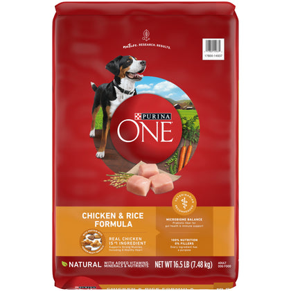 Wholesale price for Purina One Dry Dog Food for Adult Dogs Chicken and Rice Formula, 16.5 lb Bag ZJ Sons Purina ONE 