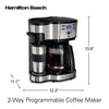Wholesale price for Hamilton Beach 2-Way Coffee Maker, Single-Serve or 12 Cups, Glass Carafe, Black, 49980Z ZJ Sons Hamilton Beach 