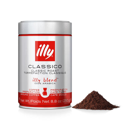 Wholesale price for illy Ground Drip Classico Medium Roast Coffee, 8.8 Oz ZJ Sons illy 