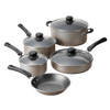 Tramontina 9-Piece Non-Stick Cookware Set, Champagne