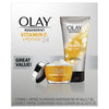 Olay Brightening VitaminC Value Pack, Face Wash and Face Moisturizer, All Skin Types, 5 fl oz, 1.7 oz