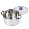 Mainstays Iridescent Stainless Steel 20-Piece Cookware Set, with Kitchen Utensils and Tools