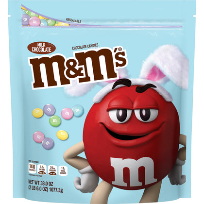 Wholesale price for M&M's Pastel Mix Easter Milk Chocolate Candy - 38 oz Bag ZJ Sons M&M'S 