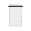 Somerset Home Bathroom Cabinet – Floor Cupboard for Storage (White)