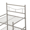Mainstays 2 Shelves 10 lb Capacity Steel Storage Shelf Unit with Hamper, Satin Nickel Finish