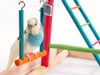 Penn-Plax Bird Life Wood Playpen – Perfect for Parakeets, Parrotlets, Lovebirds, Cockatiels, and Green Cheek Conures - Keep Your Birds Stimulated and Entertained - Medium