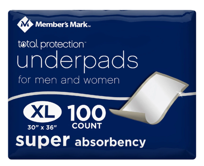 Wholesale price with free shipping - Member's Mark Total Protection Underpad, 30