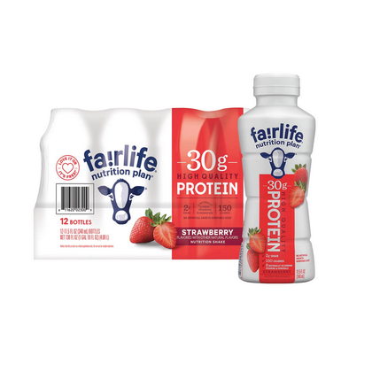 Wholesale price for Fairlife Nutrition Plan Strawberry, 30g Protein Shake (11.5 fl. oz., 12 pk.) ZJ Sons Fairlife 
