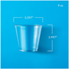 Wholesale price for Member's Mark Clear Plastic Cups (9 oz., 264 ct.) ZJ Sons Member's Mark 