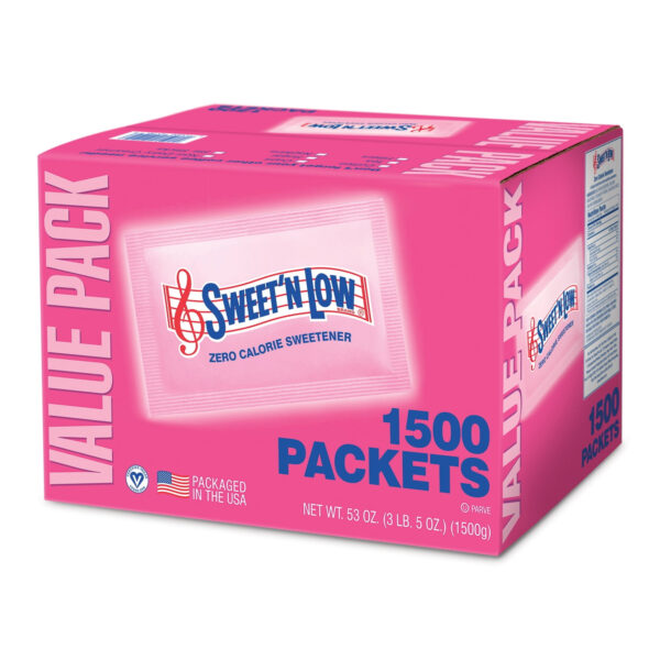 Sweet'N Low Zero Calorie Sweetener, Sugar Substitute Packets, 53 oz, 1500 Count​