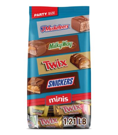 Snickers Twix Milky Way 3 Musketeers mini bars
