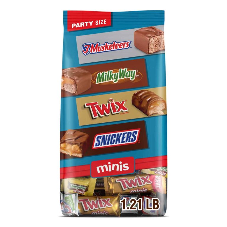Snickers Twix Milky Way 3 Musketeers mini bars