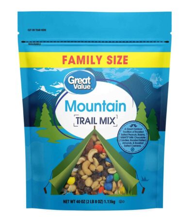 Great Value Mountain Trail Mix Family Size 40 oz package