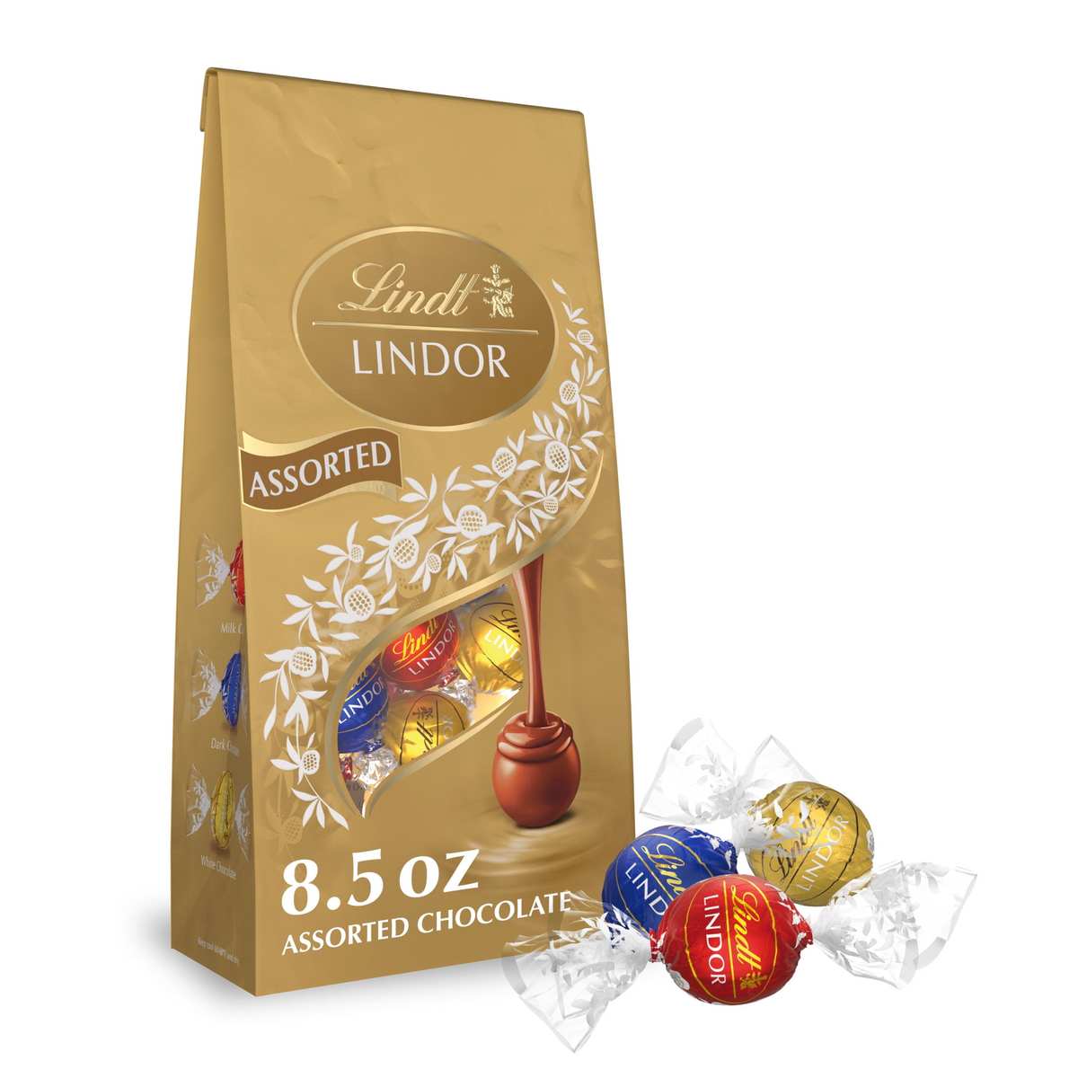 44805017-1 Lindt Lindor Assorted Chocolate Truffles 8.5 oz bag