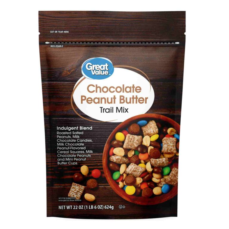 Great Value Chocolate Peanut Butter Trail Mix 22 oz package