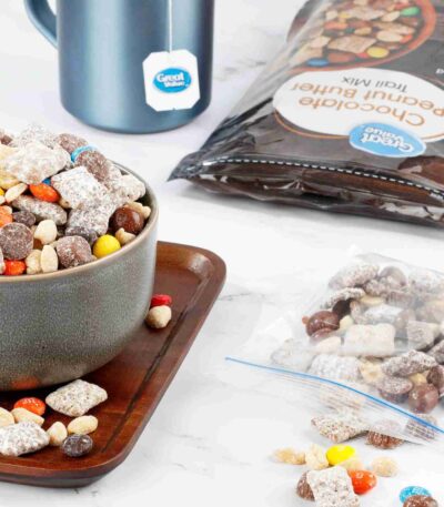 Great Value Chocolate Peanut Butter Trail Mix package