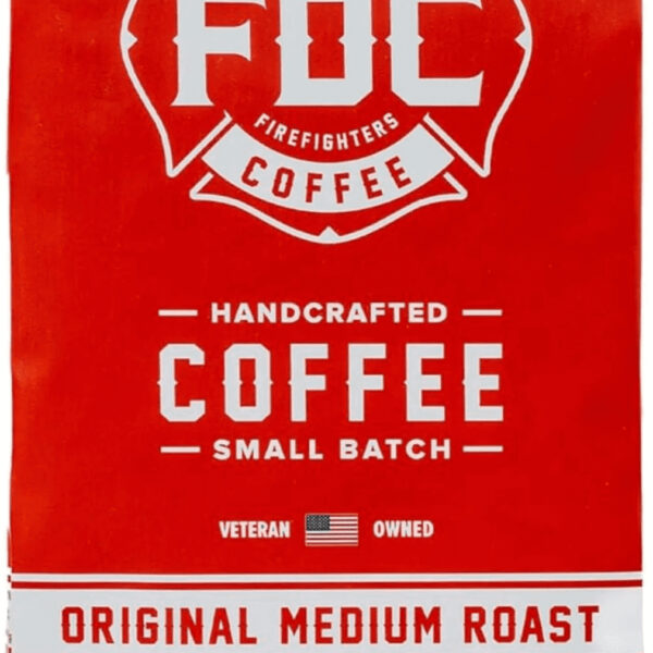 Fire Department Coffee, Original Medium Roast, Premium Ground Coffee, 12 oz