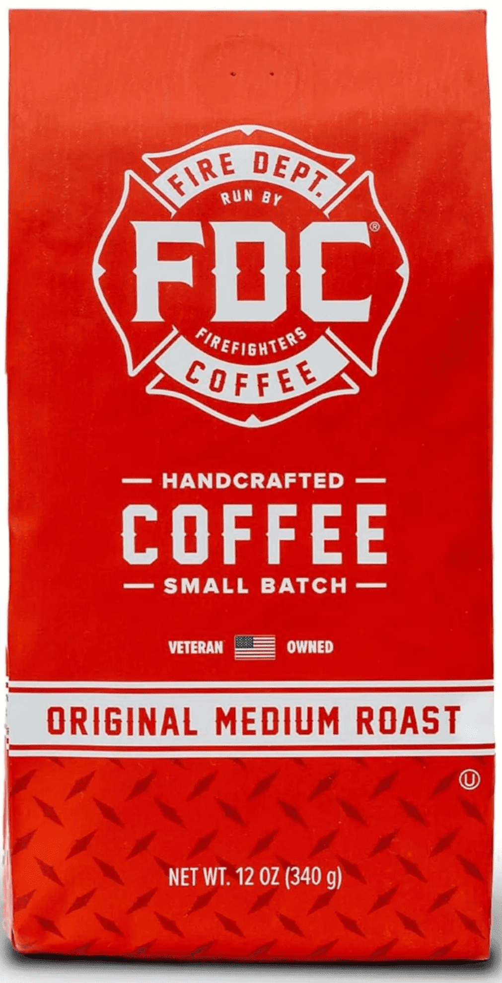 69d4f21dbd118fb41146f4602ad64412728fe0caa73d18a8076ac.jpg Fire Department Coffee, Original Medium Roast, Premium Ground Coffee, 12 oz - Image 1