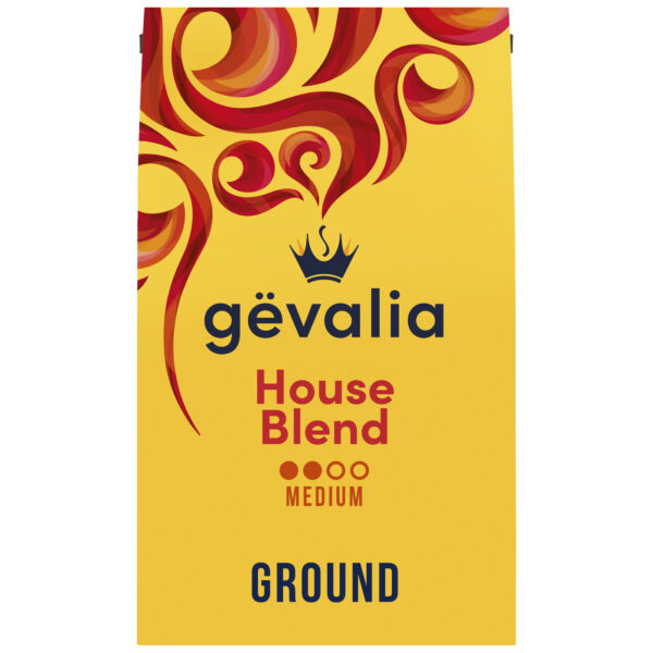 Gevalia House Blend Medium Roast 100% Arabica Ground Coffee, for a Keto and Low Carb Lifestyle, 20 oz Bag