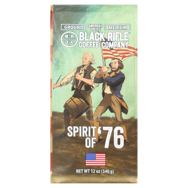 Black Rifle Coffee Spirit of '76, Medium Roast, Ground Coffee, 12 oz