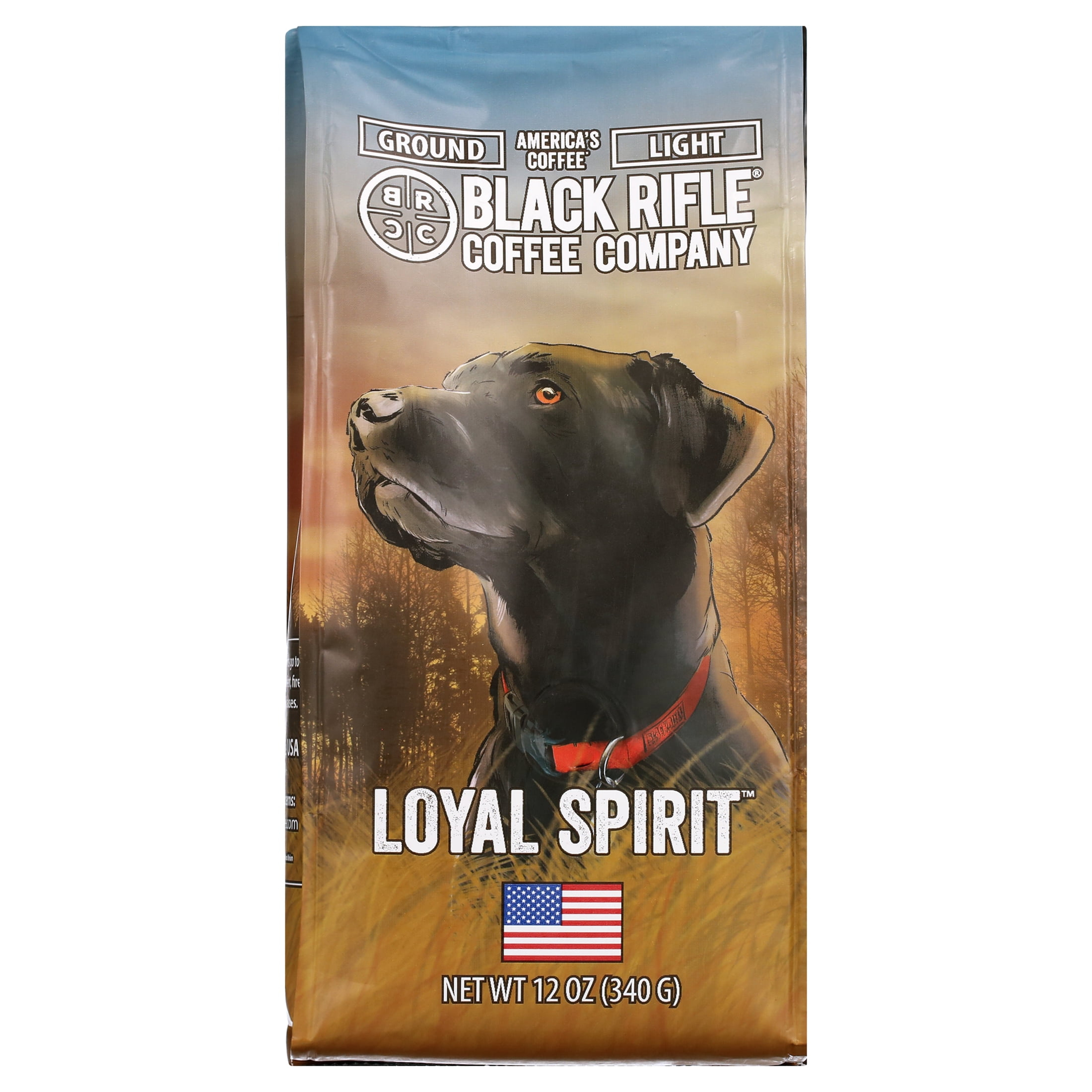 69d611cc7ceca595e6ab264dd53c1d1e96437aa1927fa21510d16.jpg Black Rifle Coffee Company Loyal Spirit, Light Roast, Ground Coffee, 12 oz - Image 1