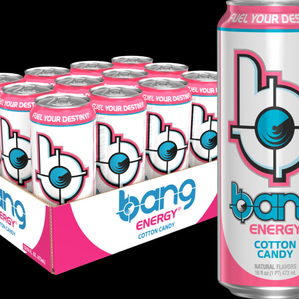 Bang Cotton Candy Energy Drink, 16 oz, 12 Pack Cans