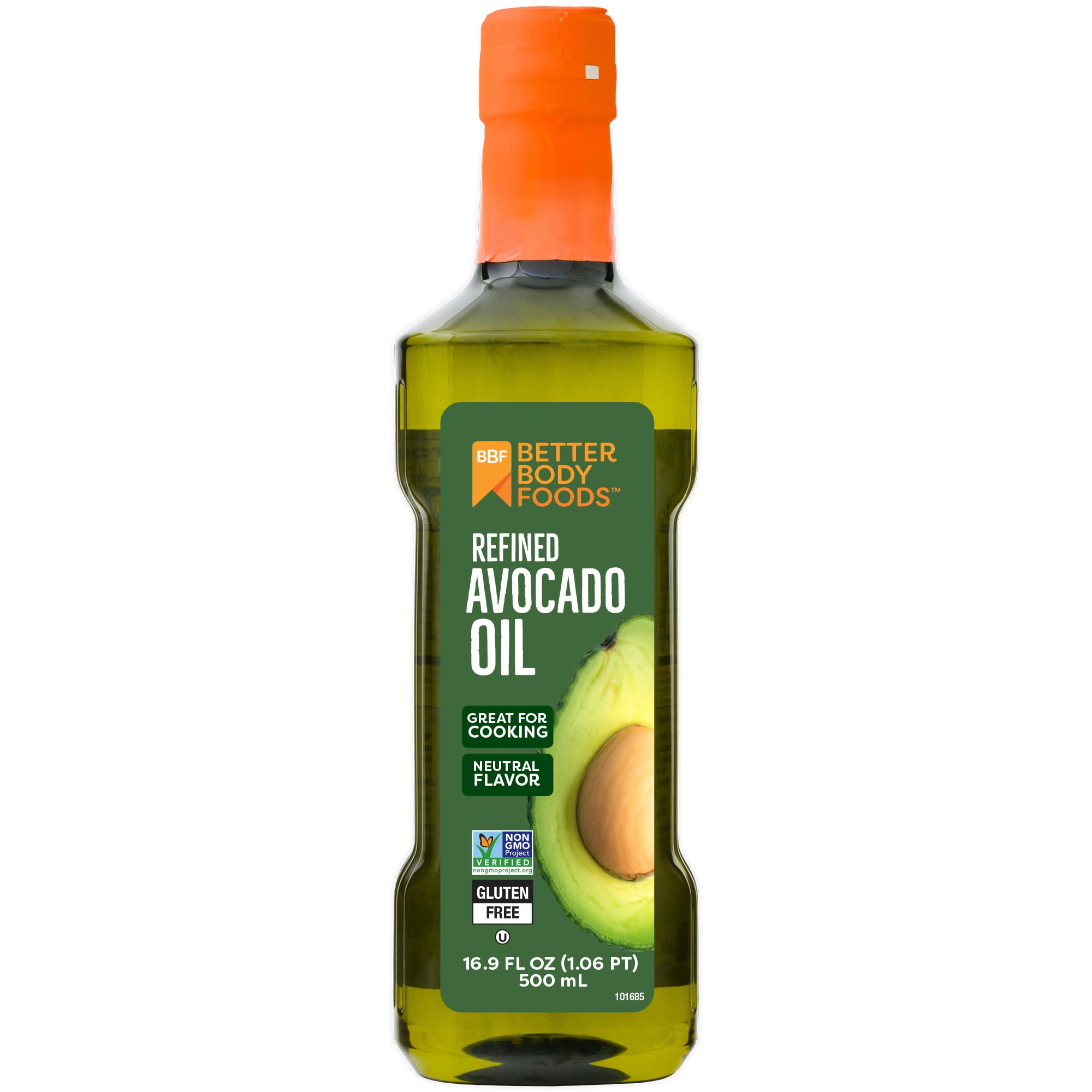 69d8c3cd1896abc2a6585144241458be306f2bcd6d96c56180325.jpg BetterBody Foods Refined Avocado Oil, 16.9 fl oz. - Image 1