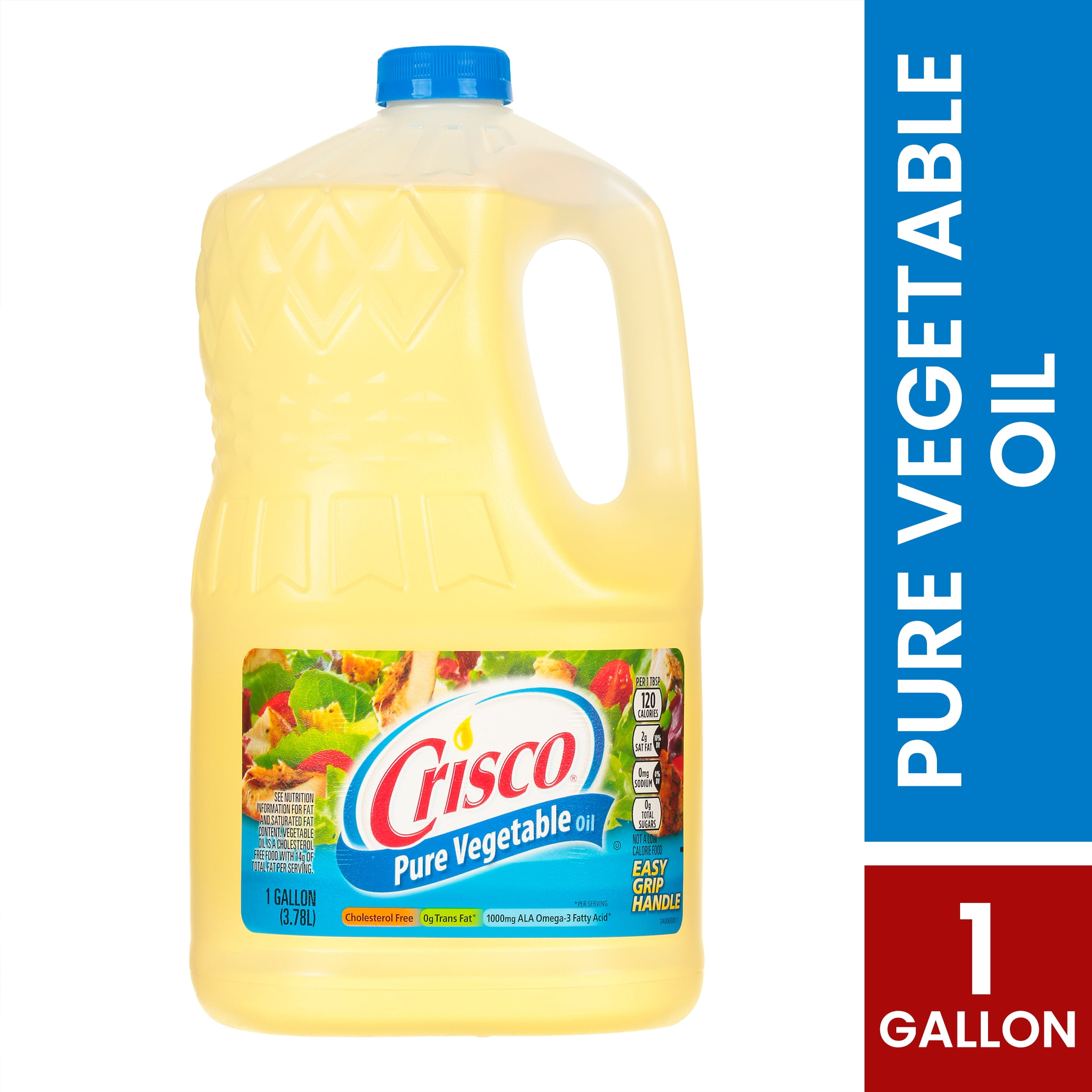 69d8c480160f9b2b423422bb5ce6109ba811ab62f0830ac33a2b7.jpg Crisco Pure Vegetable Oil, Cooking Oil, 1 gal - Image 1