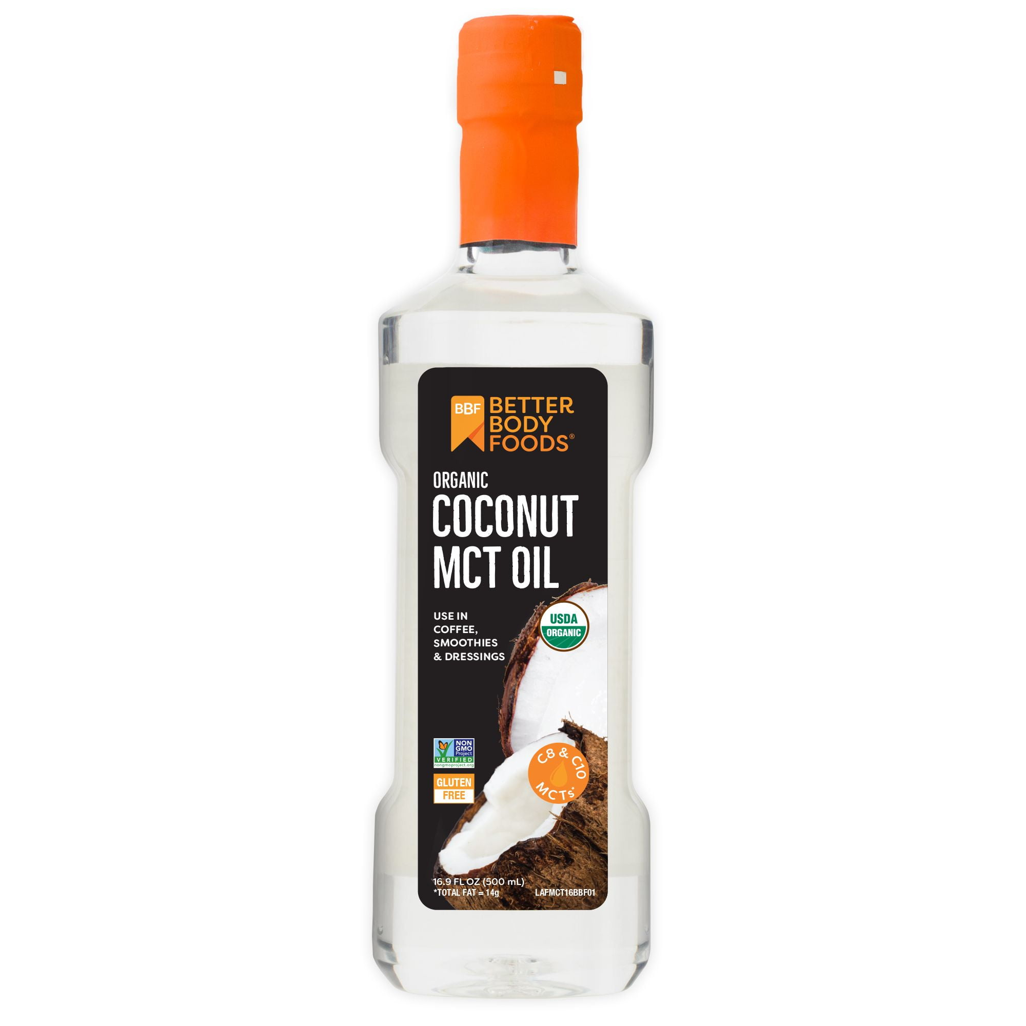 69d8c7085a4bc43806b52d454d38ffb051f89880e33d41378a091.jpg BetterBody Foods MCT Oil Concentrated MCTs from Organic Coconut Oil, 500ml - Image 1