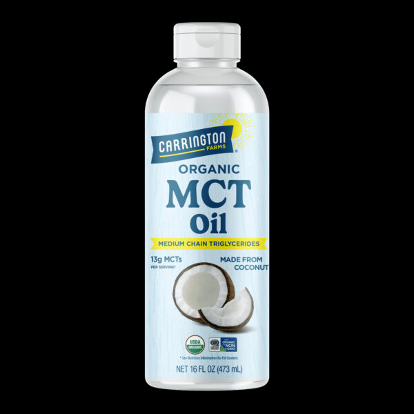 Carrington Farms Organic Medium Chain Triglyceride Oil, 16oz Plastic Bottle