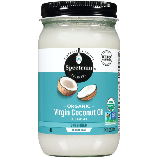 Spectrum Naturals Organic Unrefined Virgin Coconut Oil, 14 fl oz