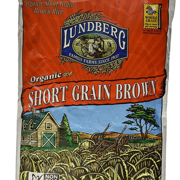Lundberg Organic Short Grain Brown Rice 12 lb. Bag