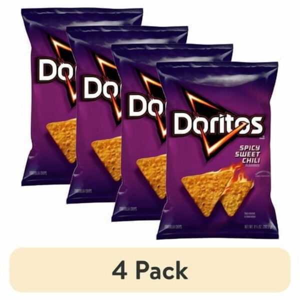 (4 pack) Doritos Spicy Sweet Chili 9.25oz