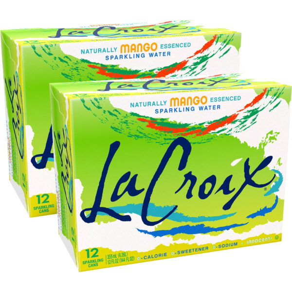 LaCroix Sparkling Water, Mango - 2/12 packs 12 oz