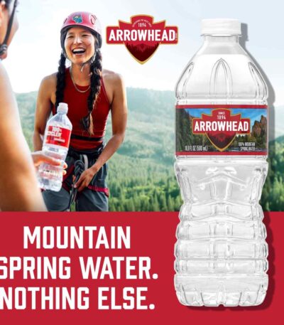 Arrowhead 16.9 fl oz spring water bottles