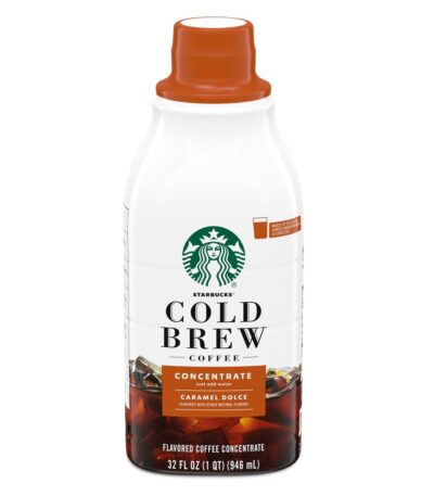 Starbucks Caramel Dolce Cold Brew Concentrate, 2 Pack, 32 fl oz – alternate product image