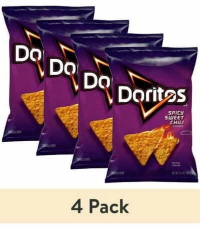 Doritos Spicy Sweet Chili Flavored Tortilla Chips 4 Pack 9.25 oz