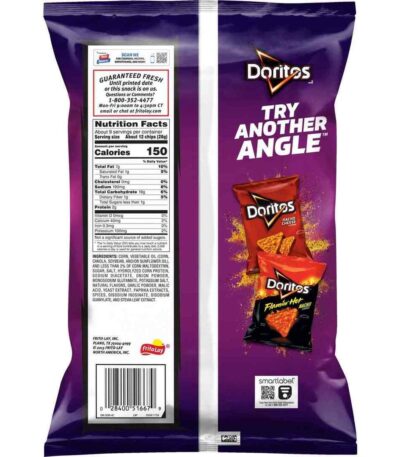 Doritos Spicy Sweet Chili Flavored Tortilla Chips 4 Pack 9.25 oz - product packaging