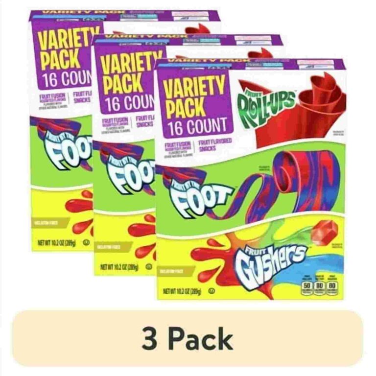 Fruit Roll-Ups Fruit by the Foot Gushers Variety Pack, 16 Count